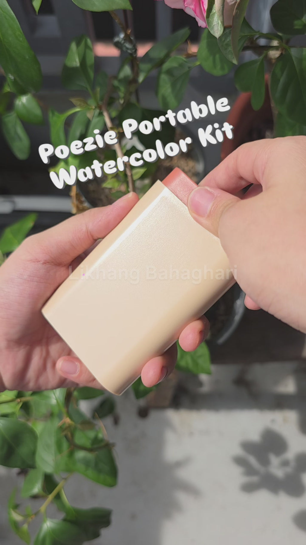 Poezie Premium Portable Stationery Pigment Kit with 6x6cm Sketchbook
