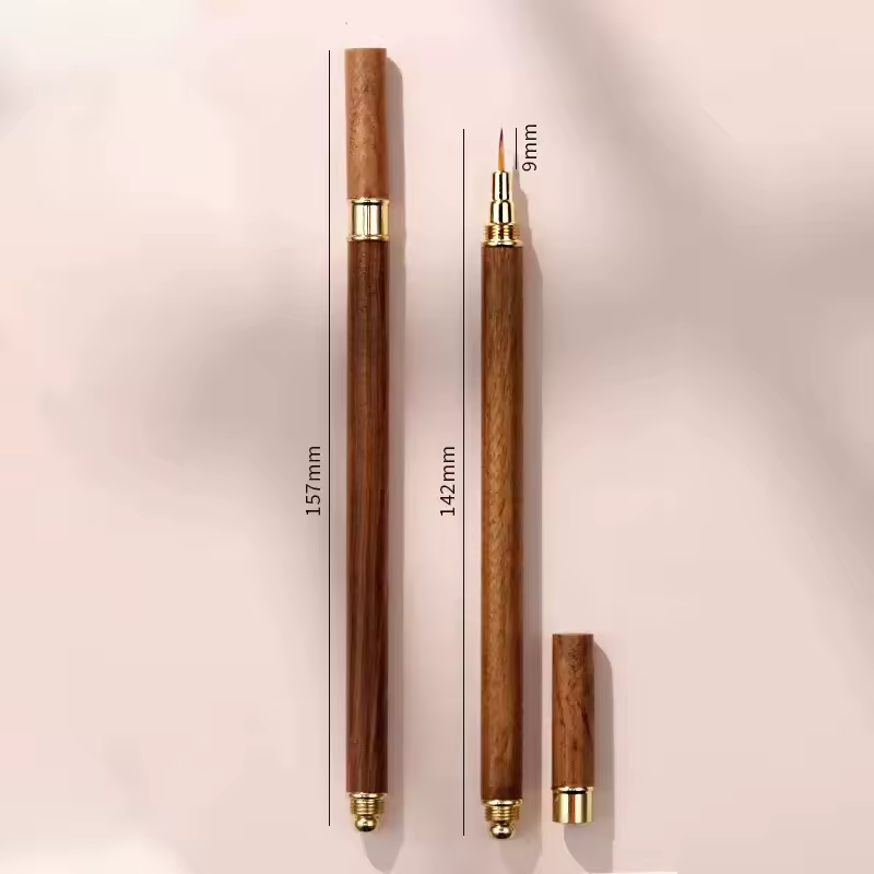 Paul Cezanne Professional Artist Watercolor Painting Brush Copper Ferrule Brown Handle Excellent Elasticity