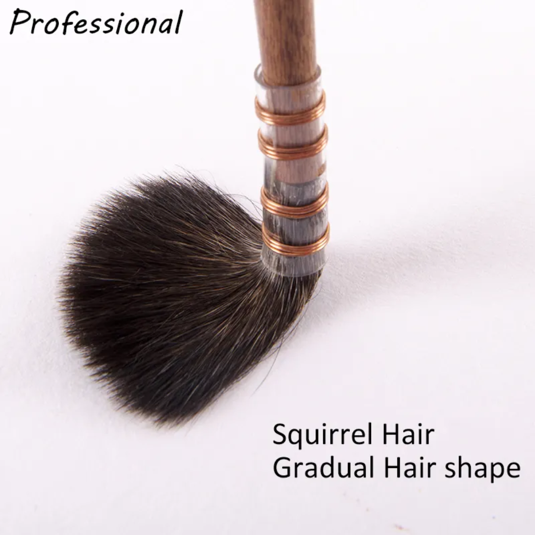 Paul Cezanne Professional Squirrel Hair Mop Watercolor Brush, Round Quill with Copper Ferrule