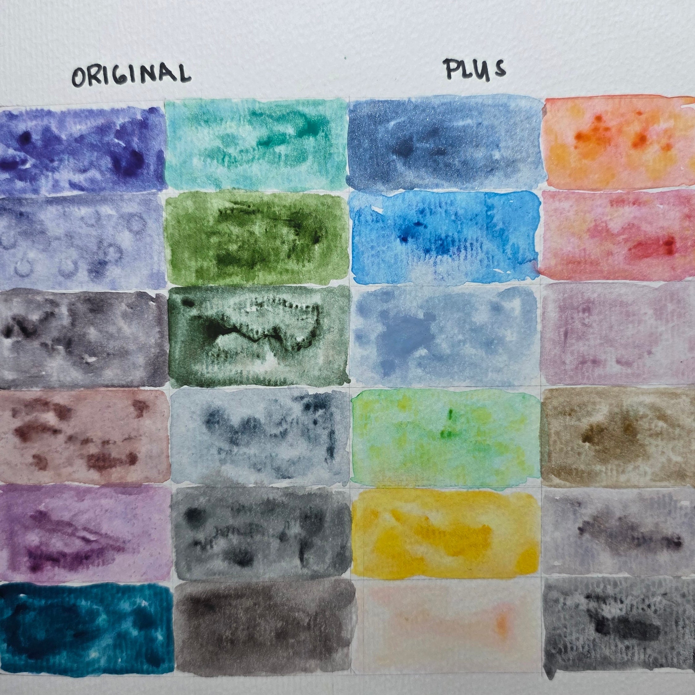 Kusakabe Harmonia Granulating Watercolor 2.5ml Half Pans